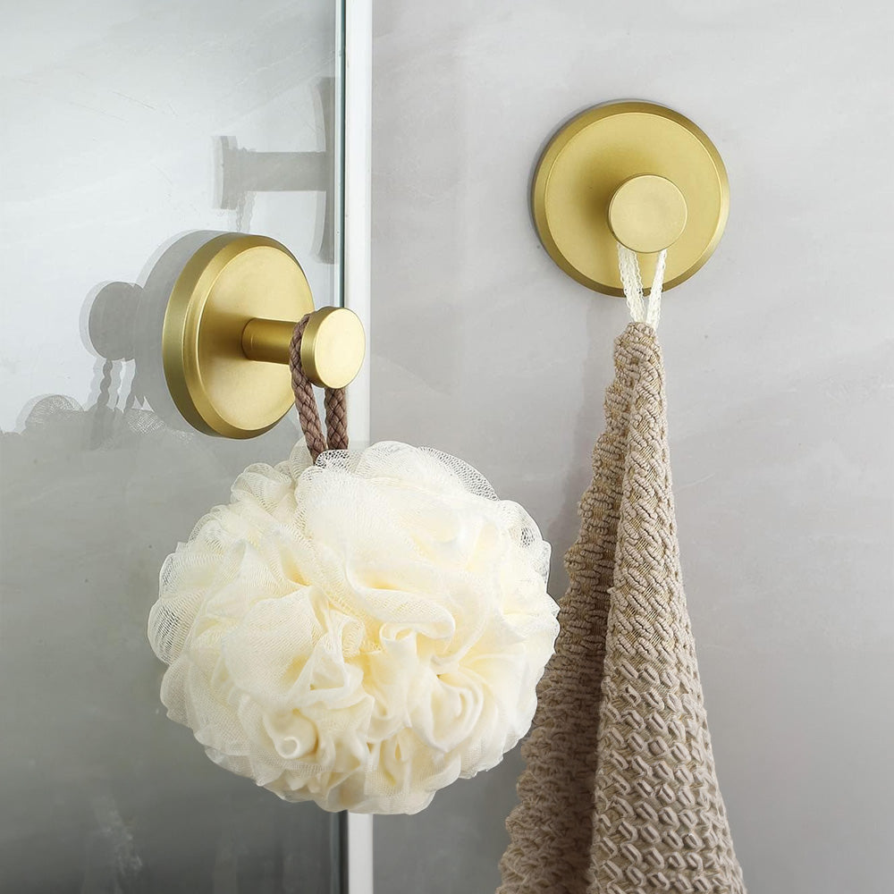 Premium Suction Cup Hooks for Bathroom | 2-Piece