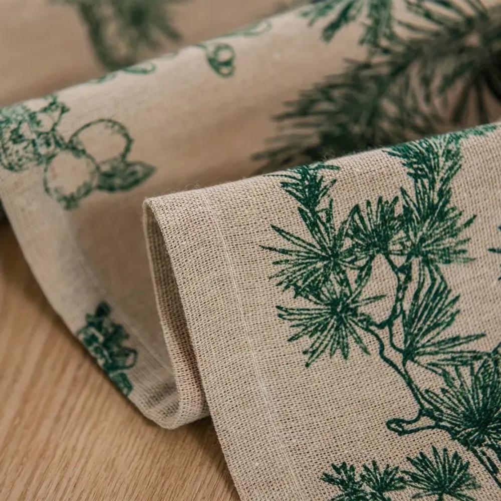 Pine Serenity Cotton Table Cloth