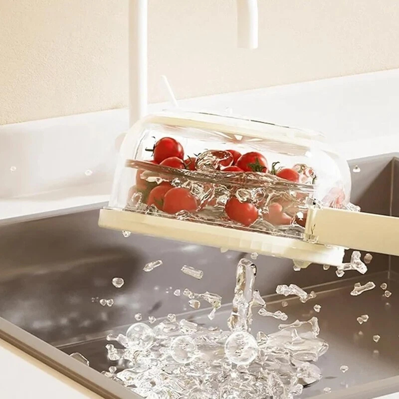 Multipurpose Drainer & Colander with Protective Lid | 2-in-1 Convenience
