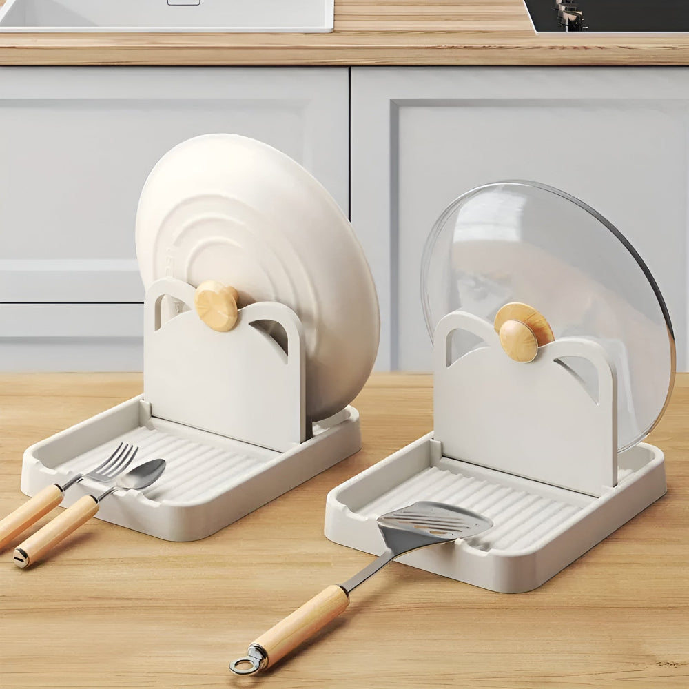Modern & Multifunction Pot Lid & Utensil Drip Holder