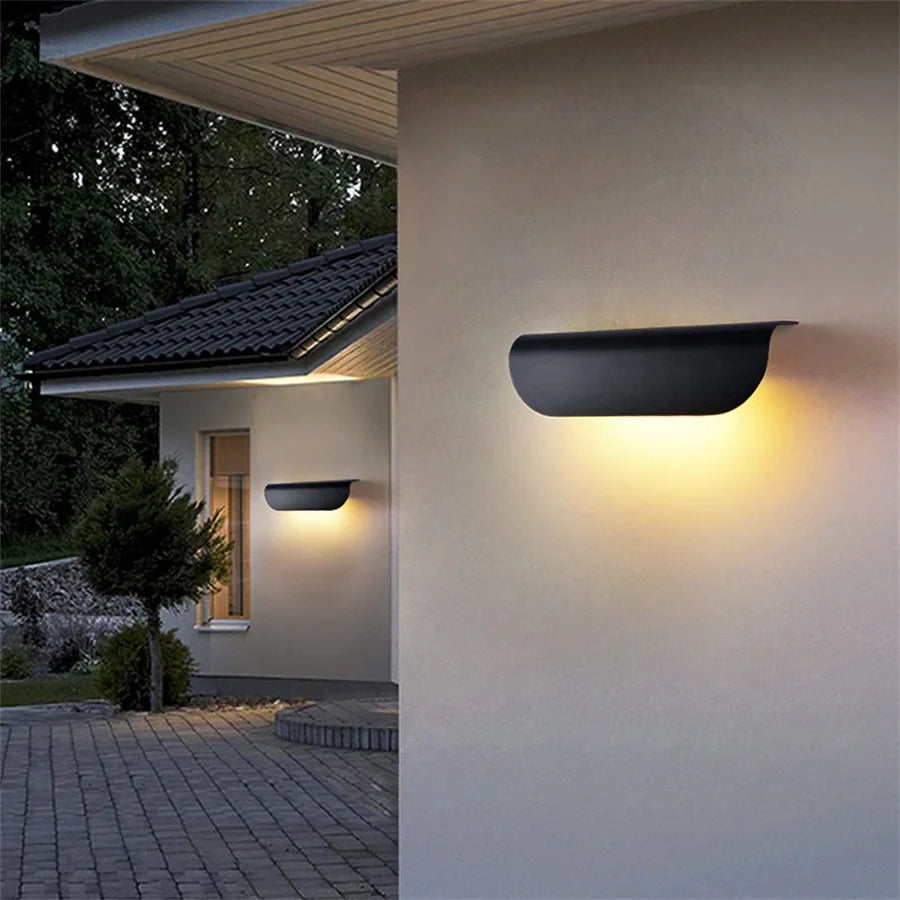 Modern Luxe Waterproof LED Outdoor Wall Light