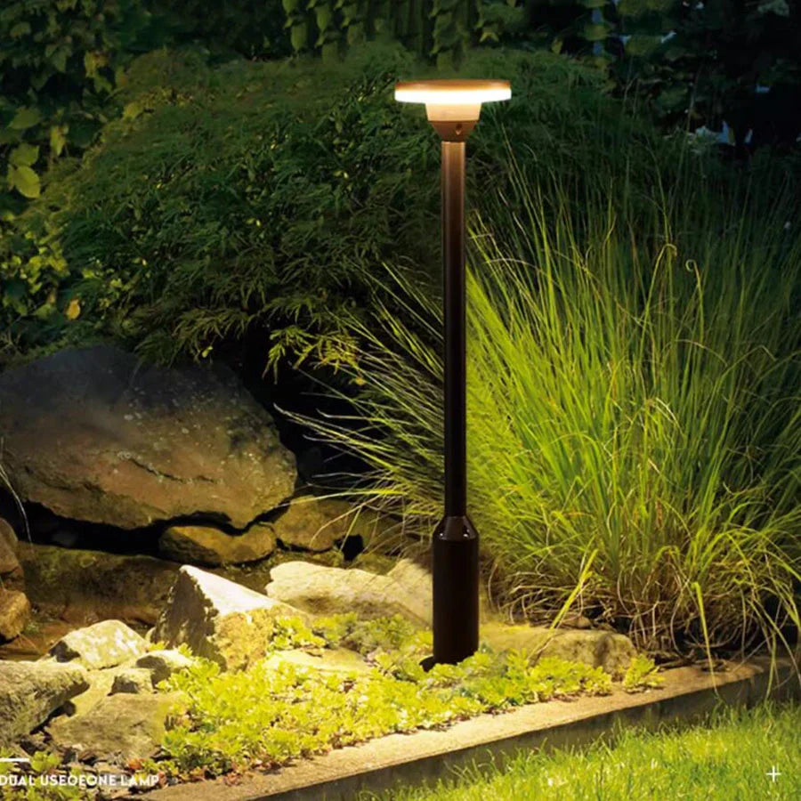 Minimalist Solar-Powered Pathway Light
