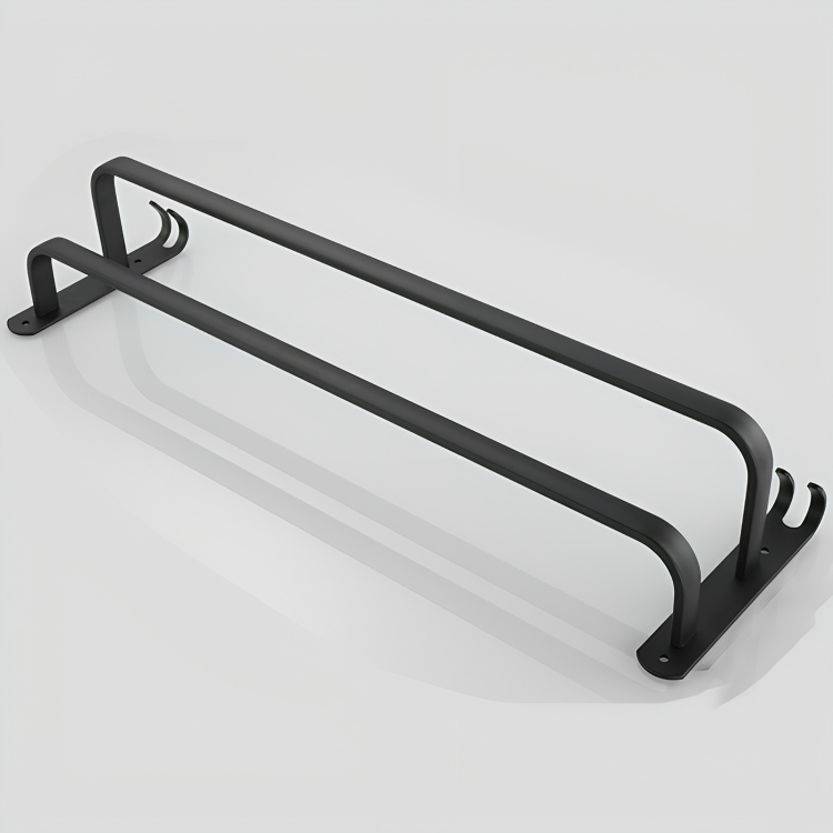 Sleek Bathroom Towel Holder with Hooks