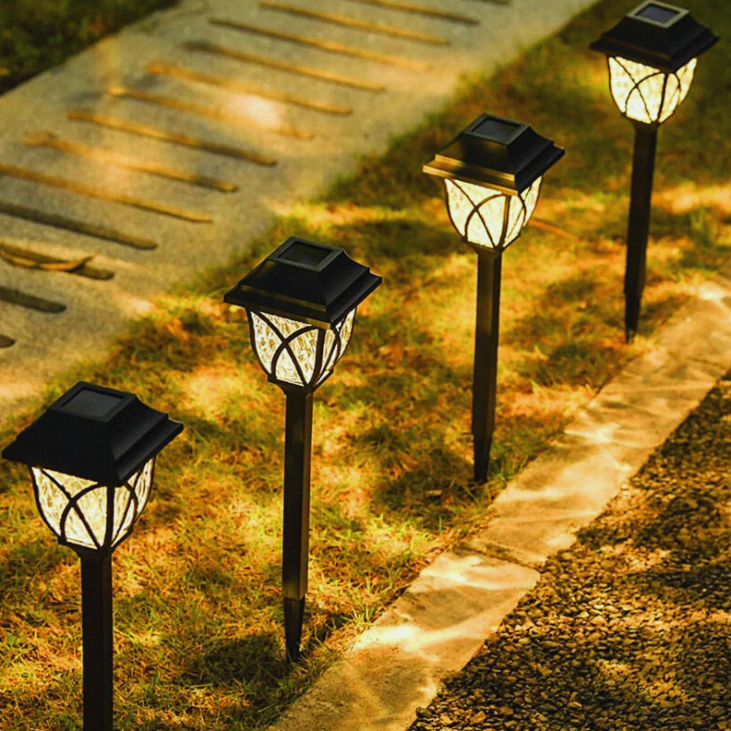 Smart Solar Garden Lights Set