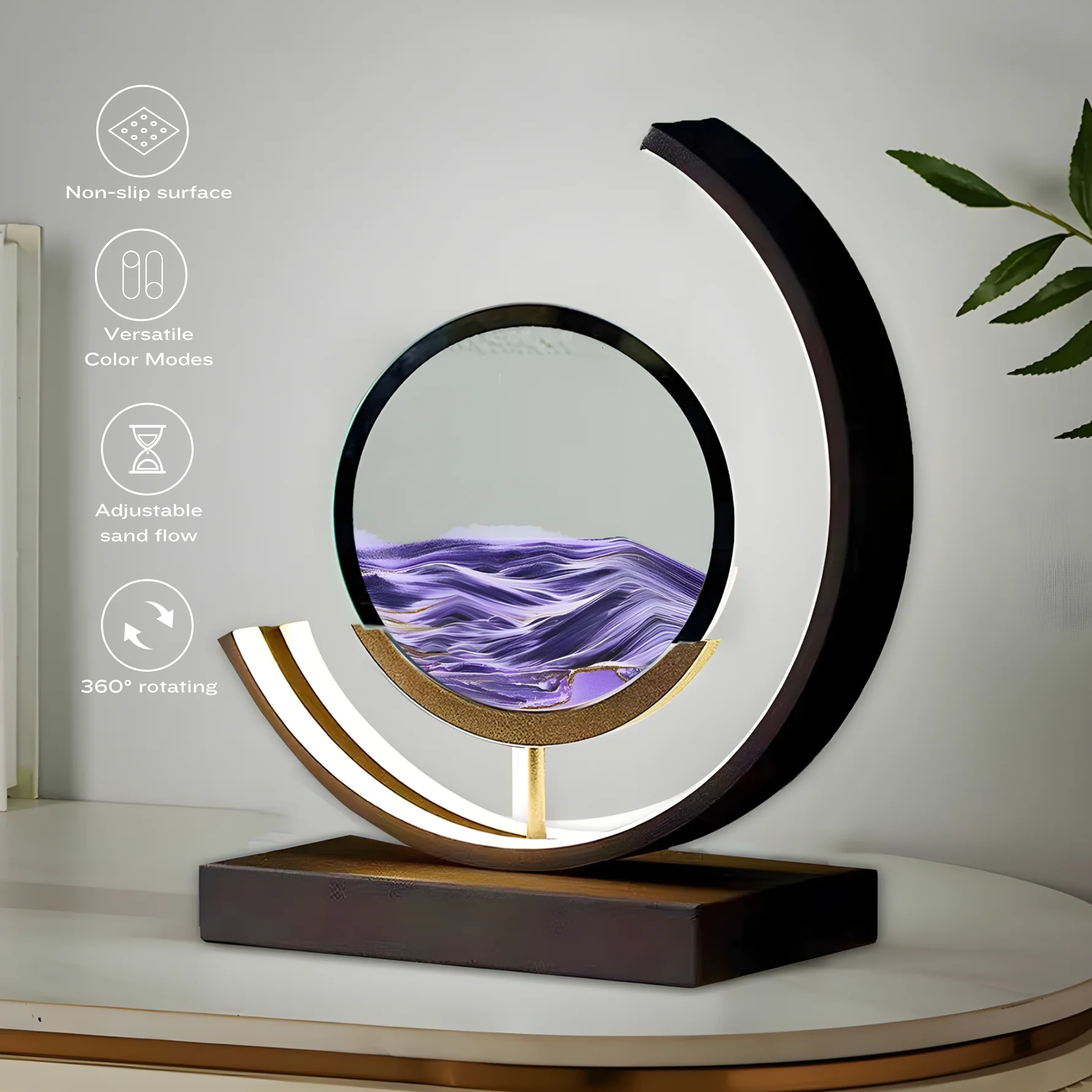 Illuminated LED Sand Art Table Lamp
