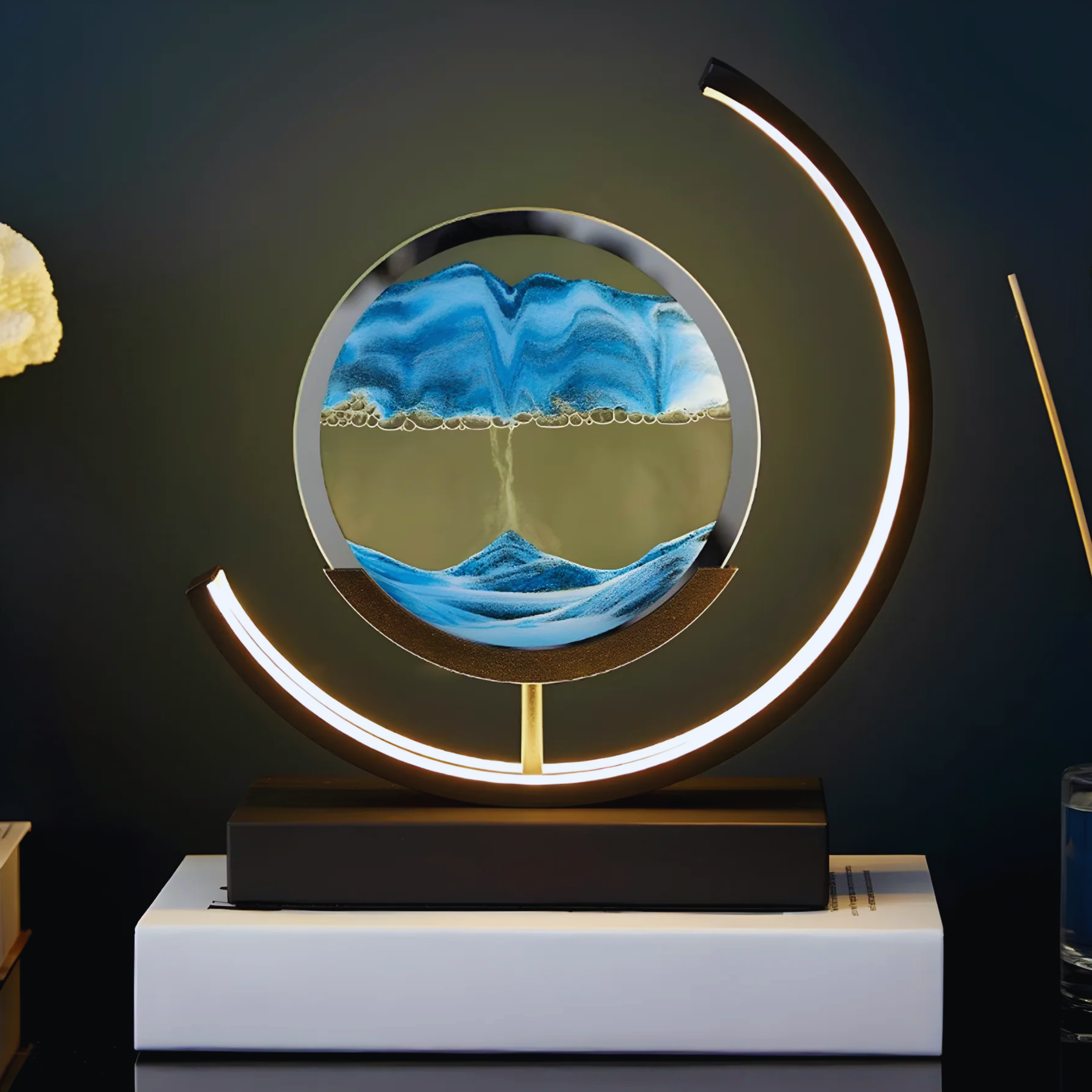 Illuminated LED Sand Art Table Lamp