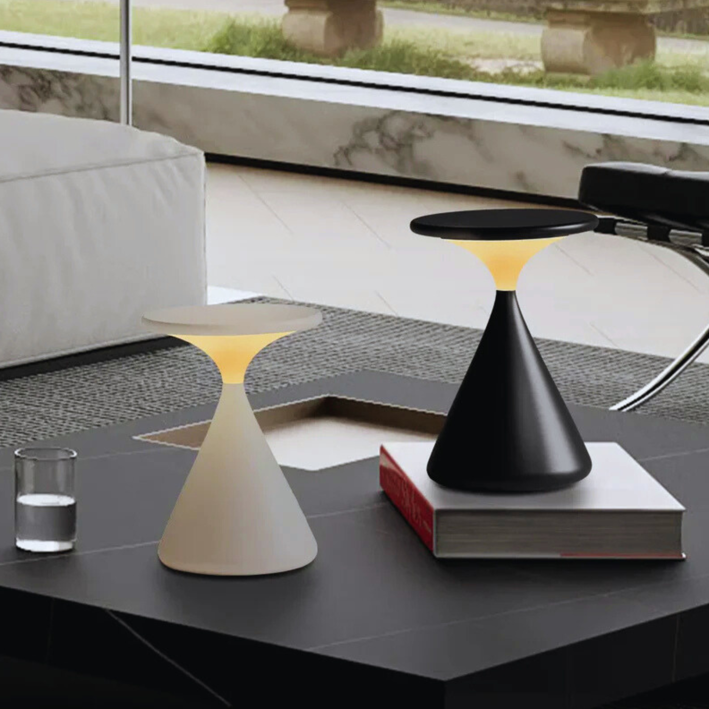 Modern Drop 2-Tier Pendant Light