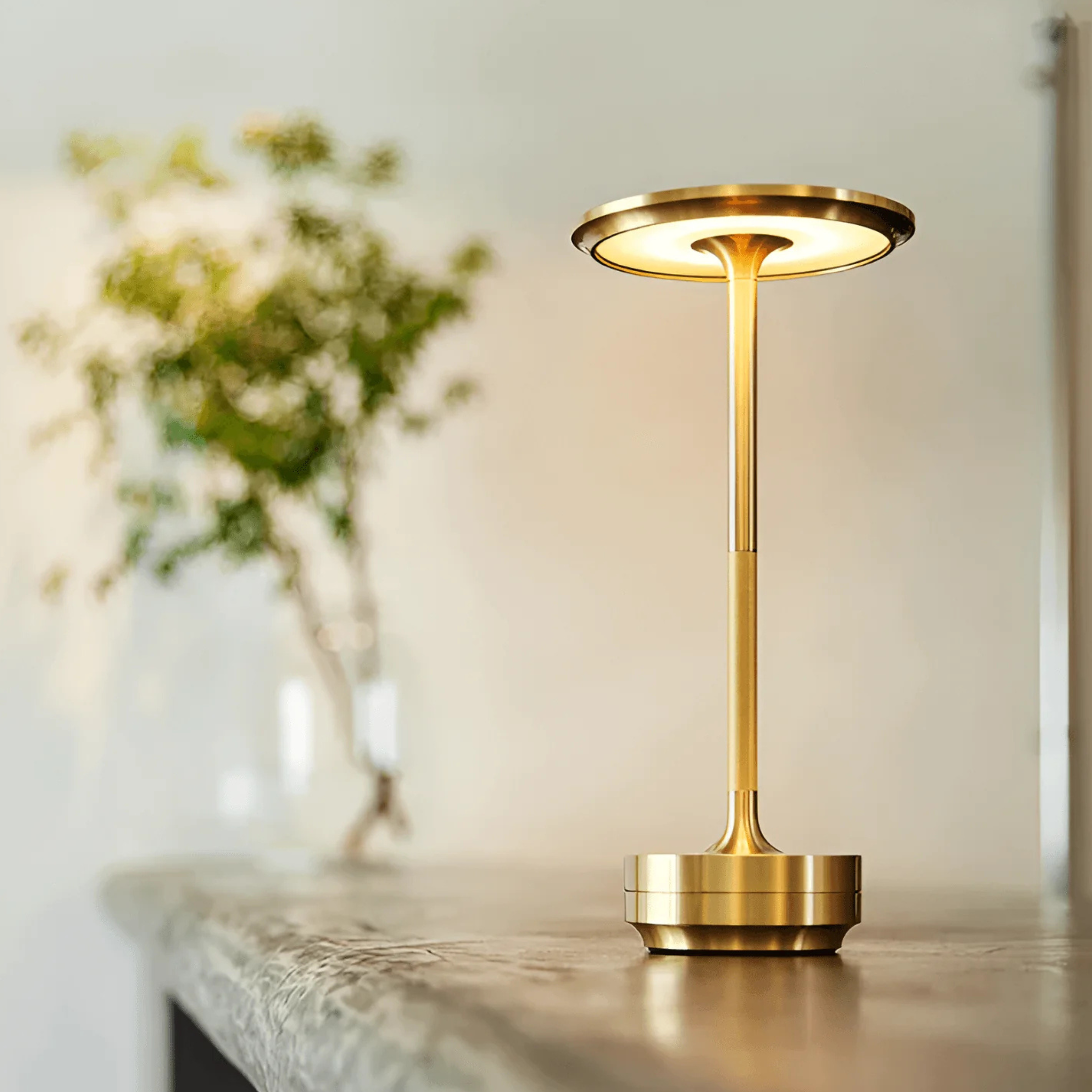 The Sleek Wireless Rechargeable Ambient Table Lamp