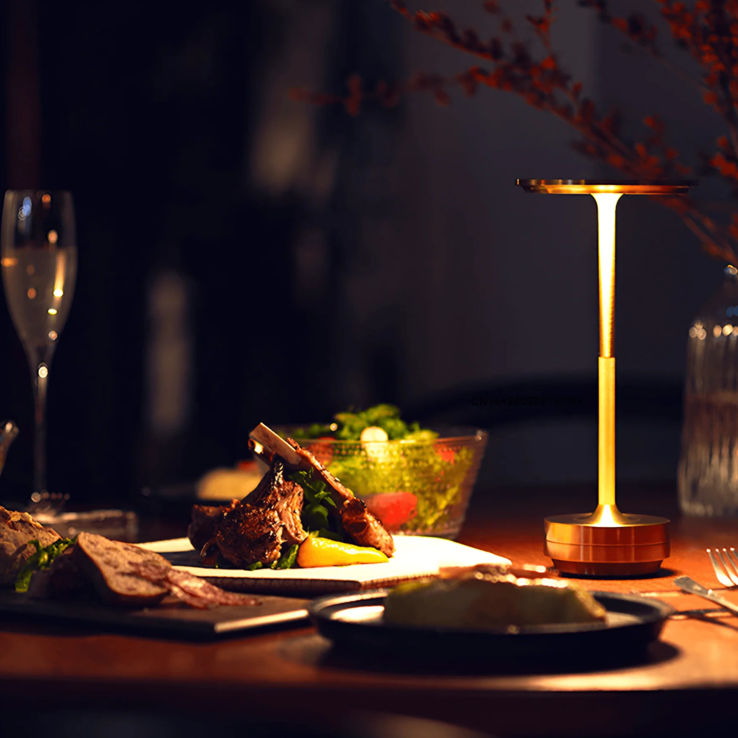 The Sleek Wireless Rechargeable Ambient Table Lamp