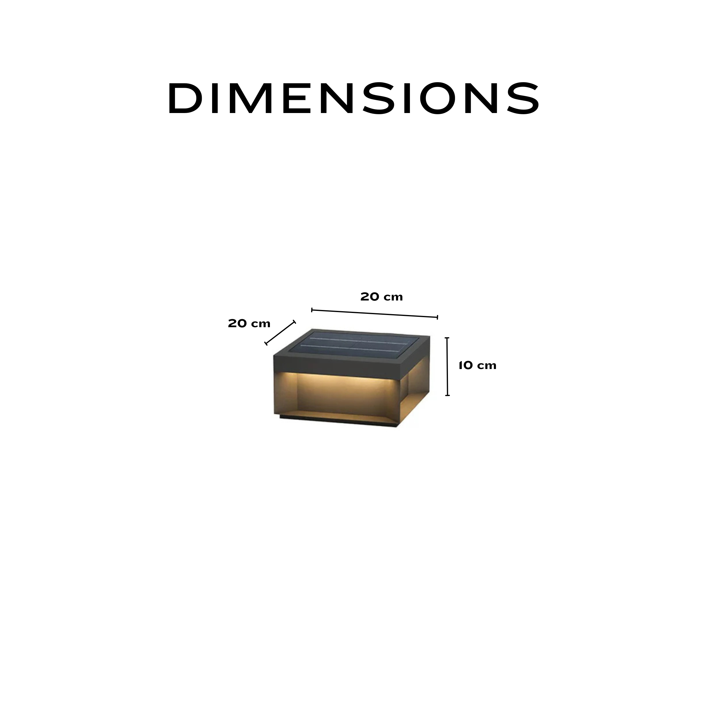 Radiant Solar Outdoor Light Post | Waterproof Luminance