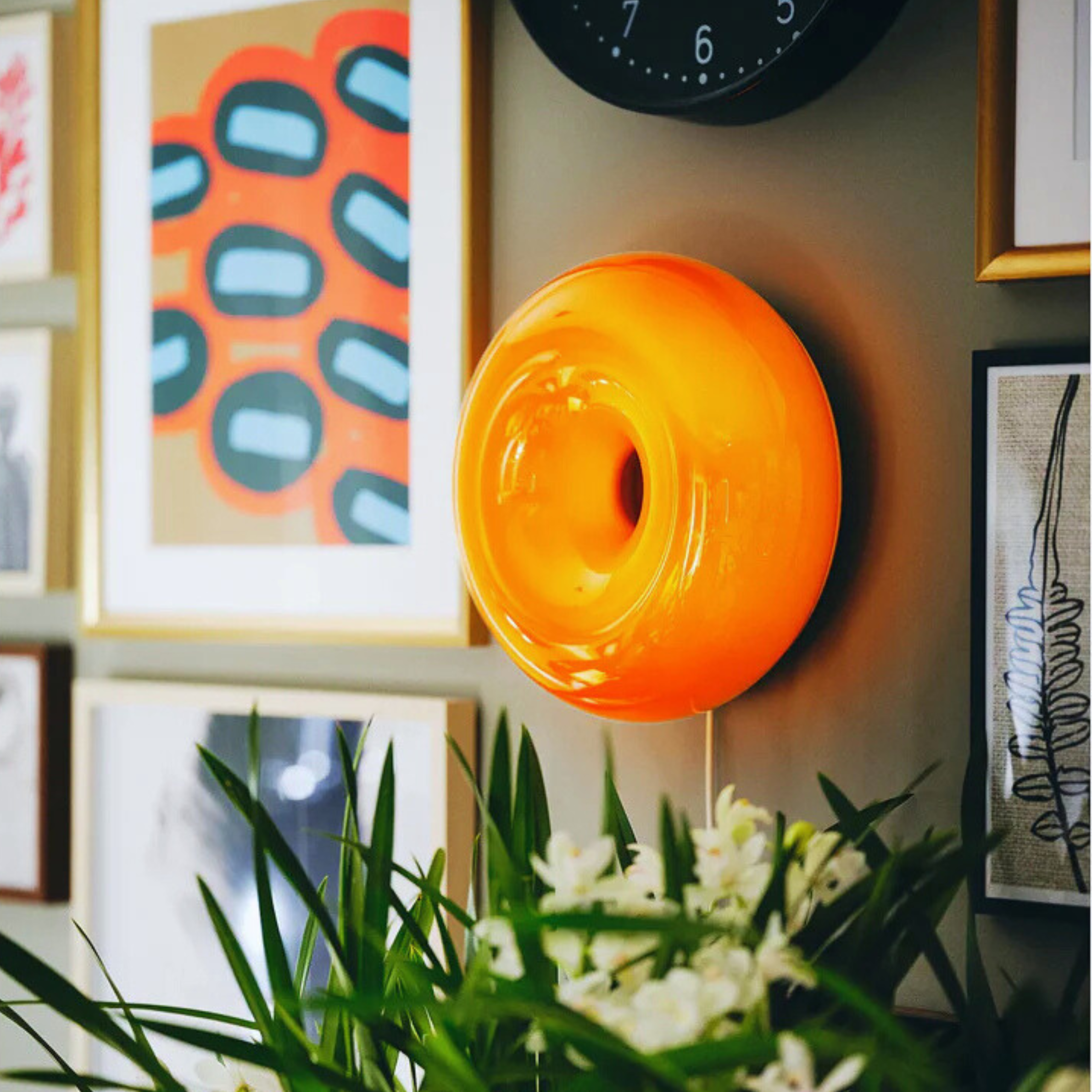 Sleek & Charming Donut Wall Light and Table Light