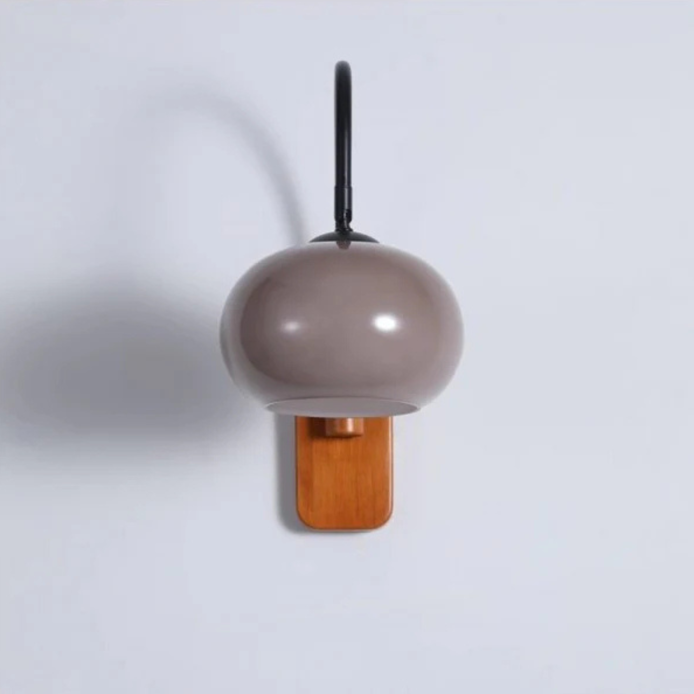 Elegant Rotating Glass Wall Light in Bauhaus Style