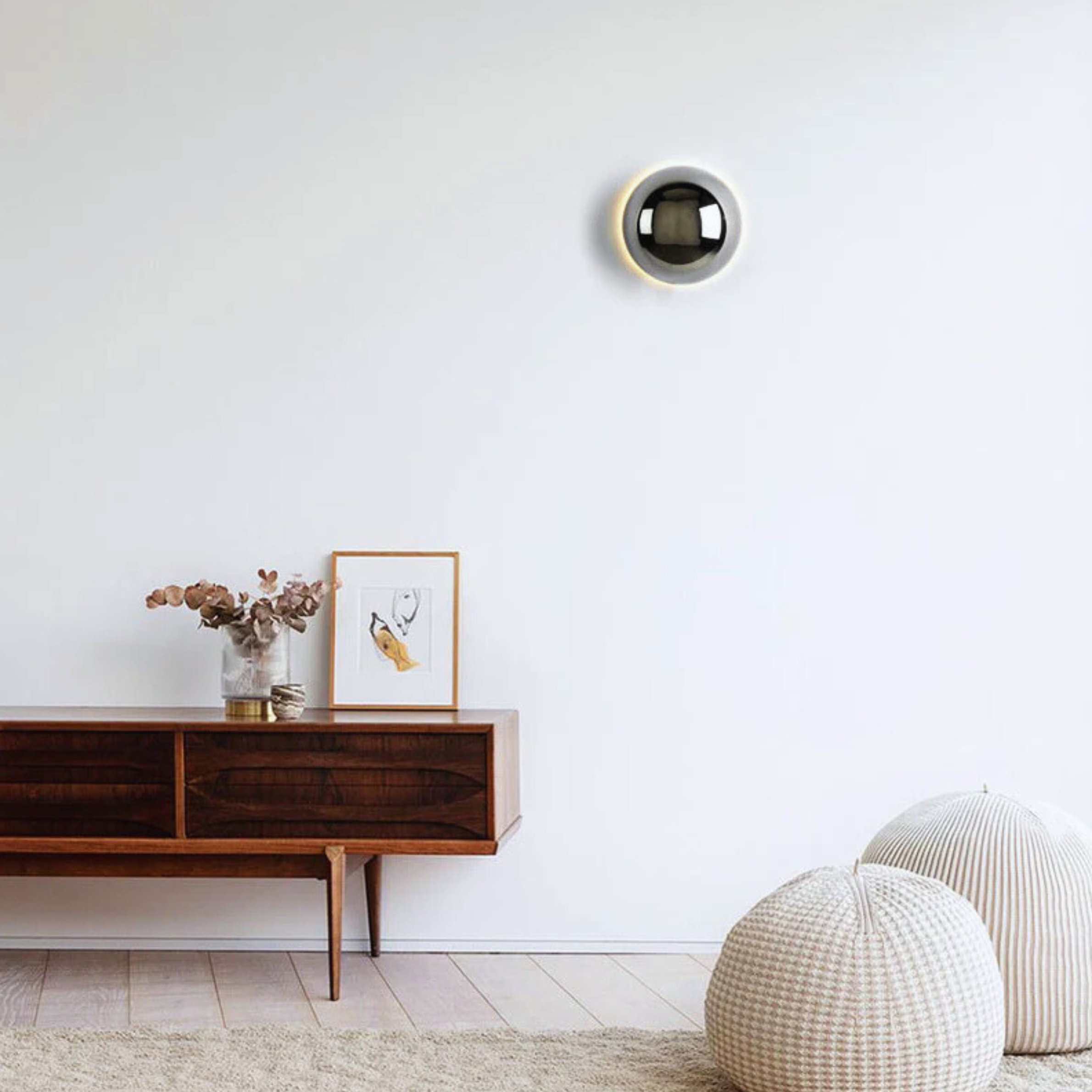 Modern Medieval-inspired Bauhaus Wall Light