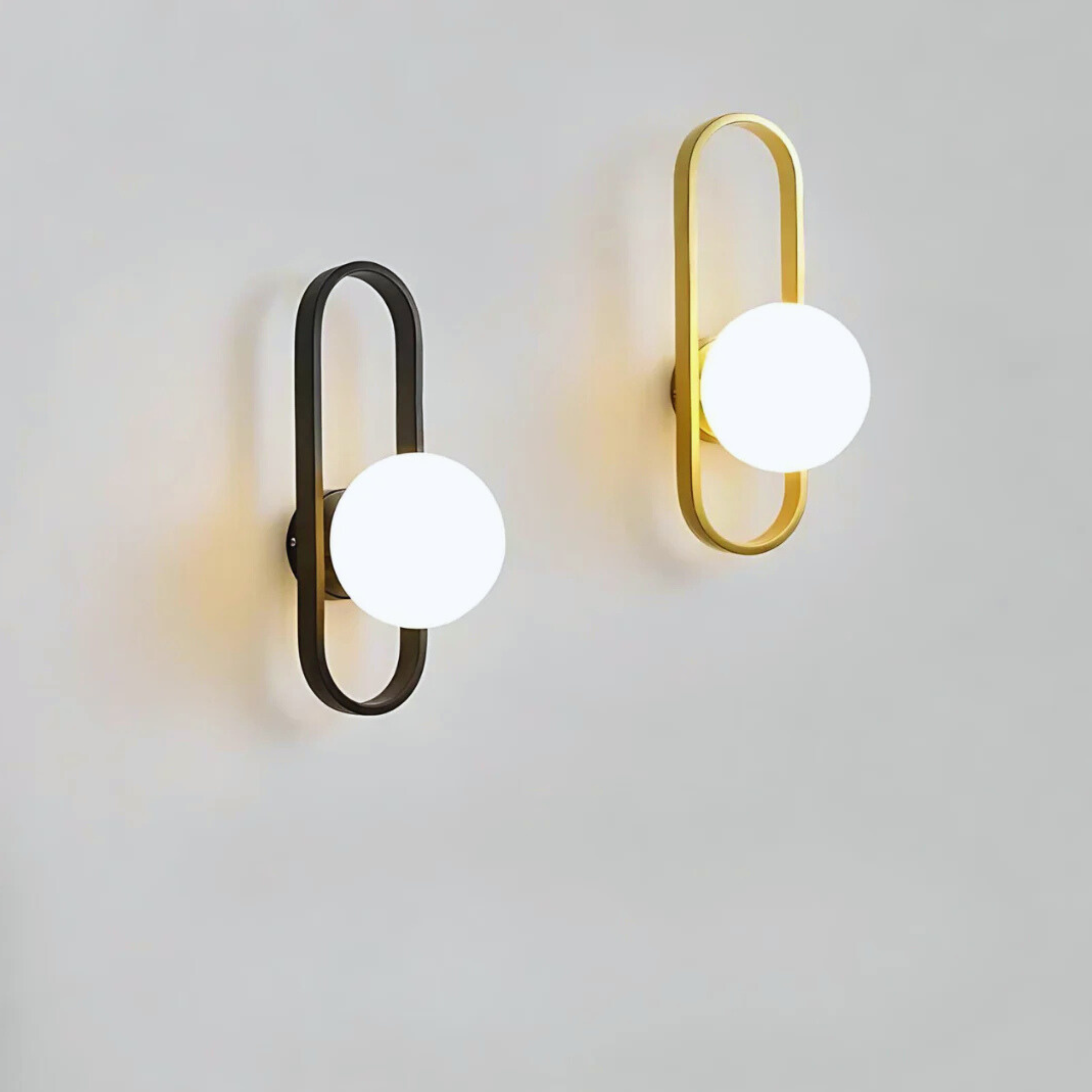 Minimalist Paperclip Shape LED Wall Light