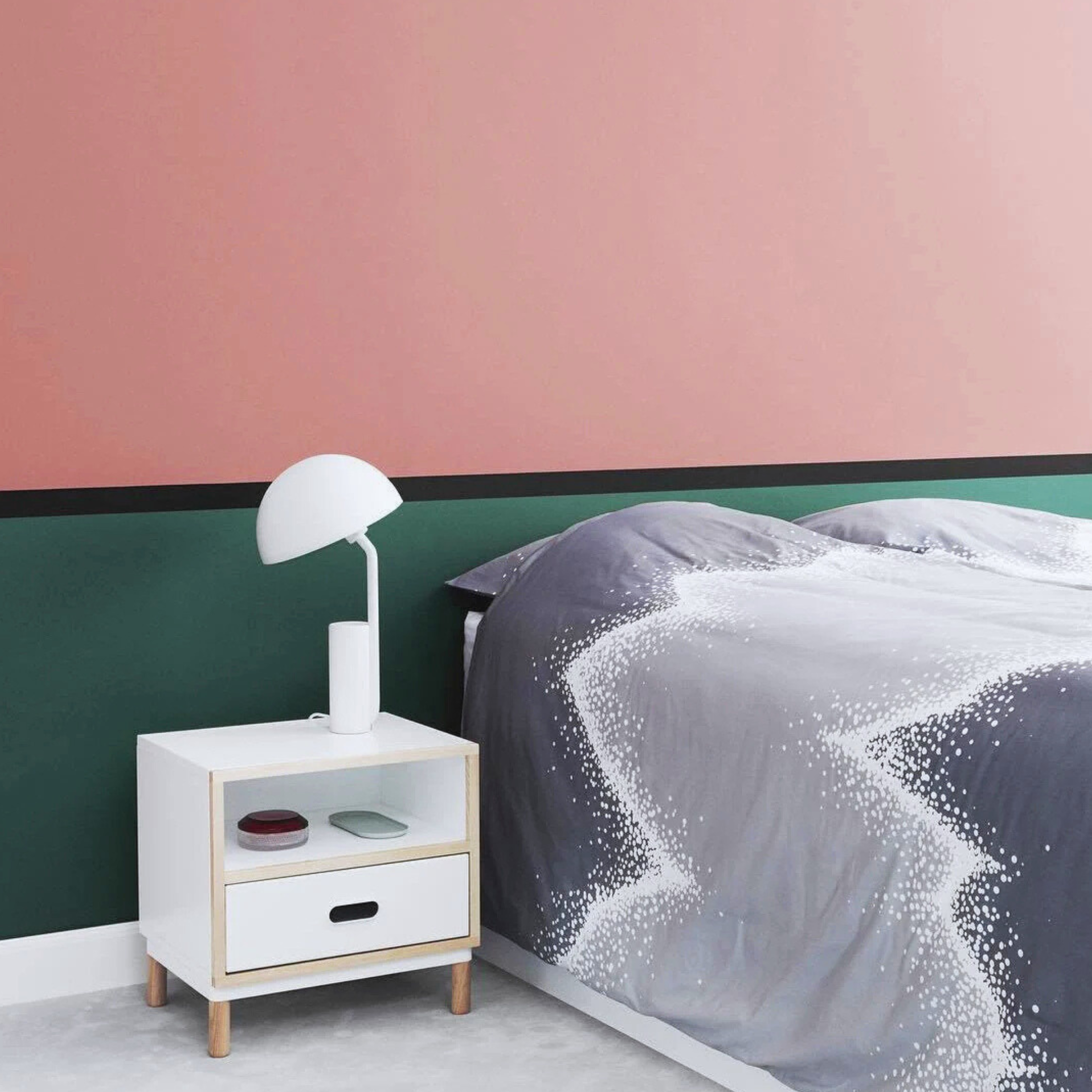Elegant Table Lamp with Functional Adjustable Geometric Shade