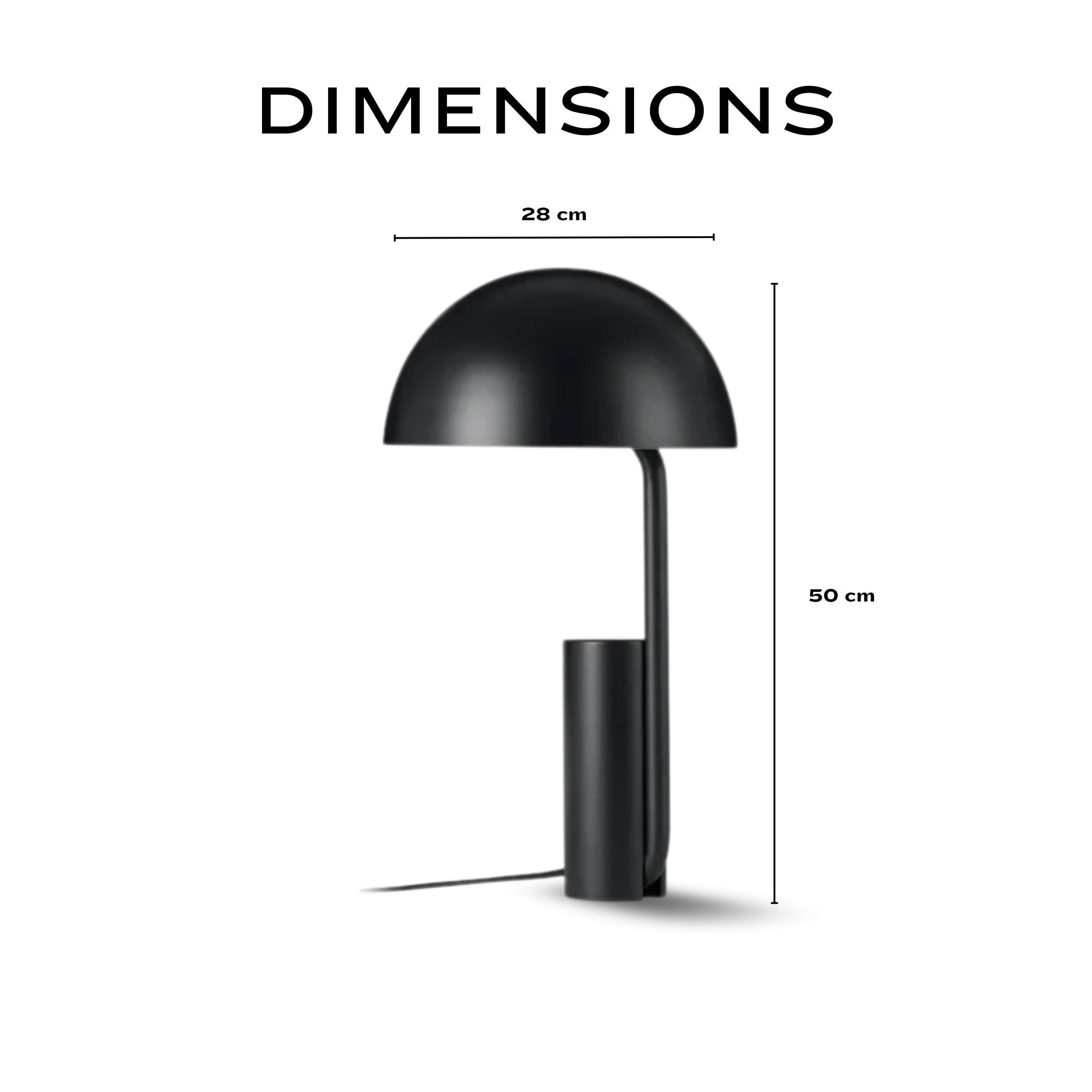 Elegant Table Lamp with Functional Adjustable Geometric Shade