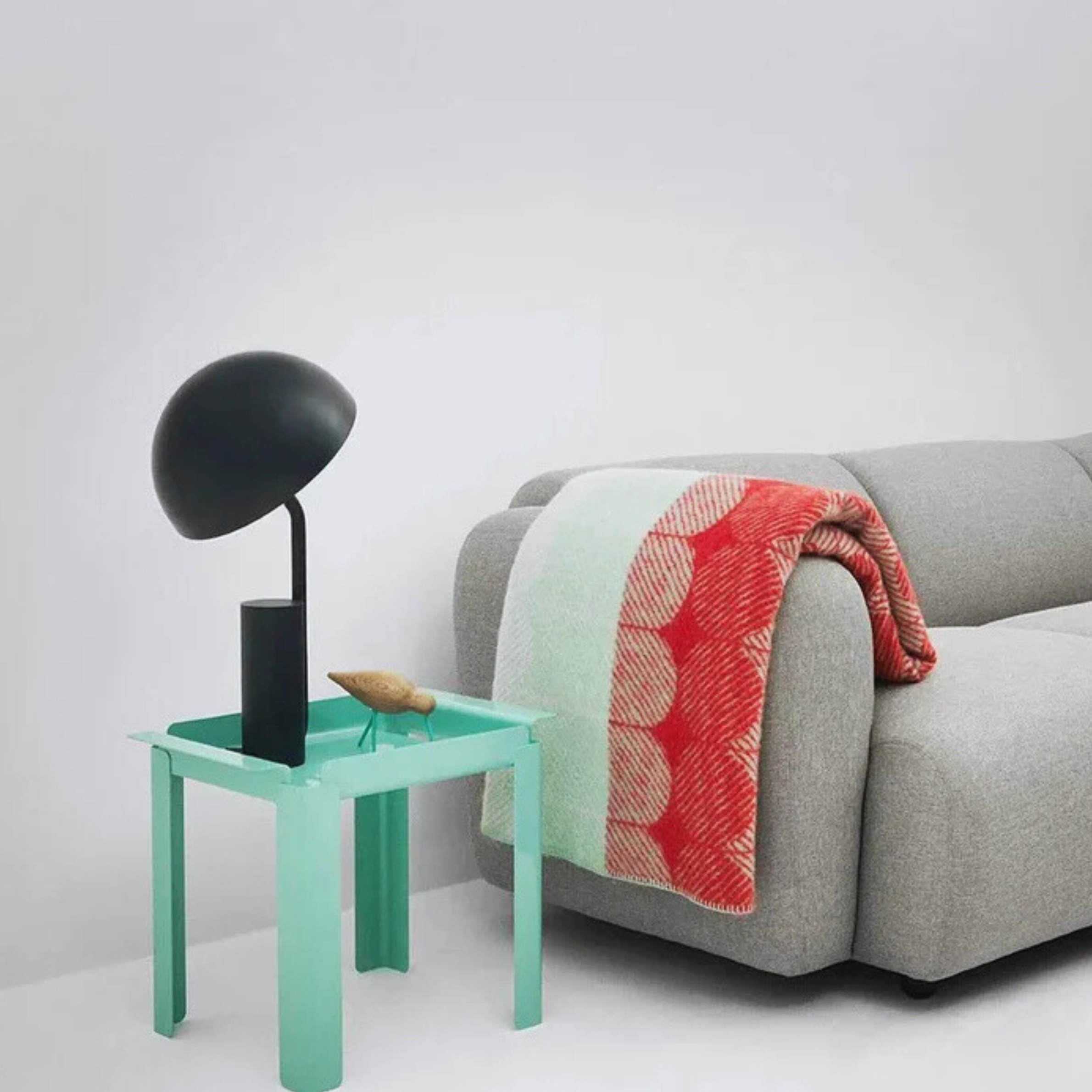 Elegant Table Lamp with Functional Adjustable Geometric Shade