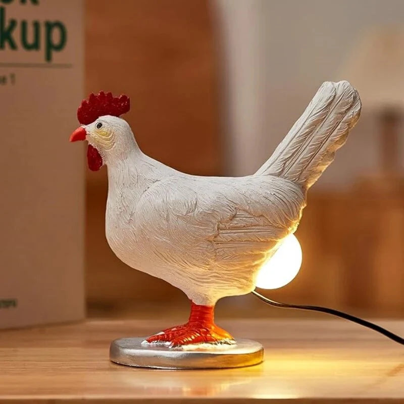 Playful Chicken-Shaped Table Lamp