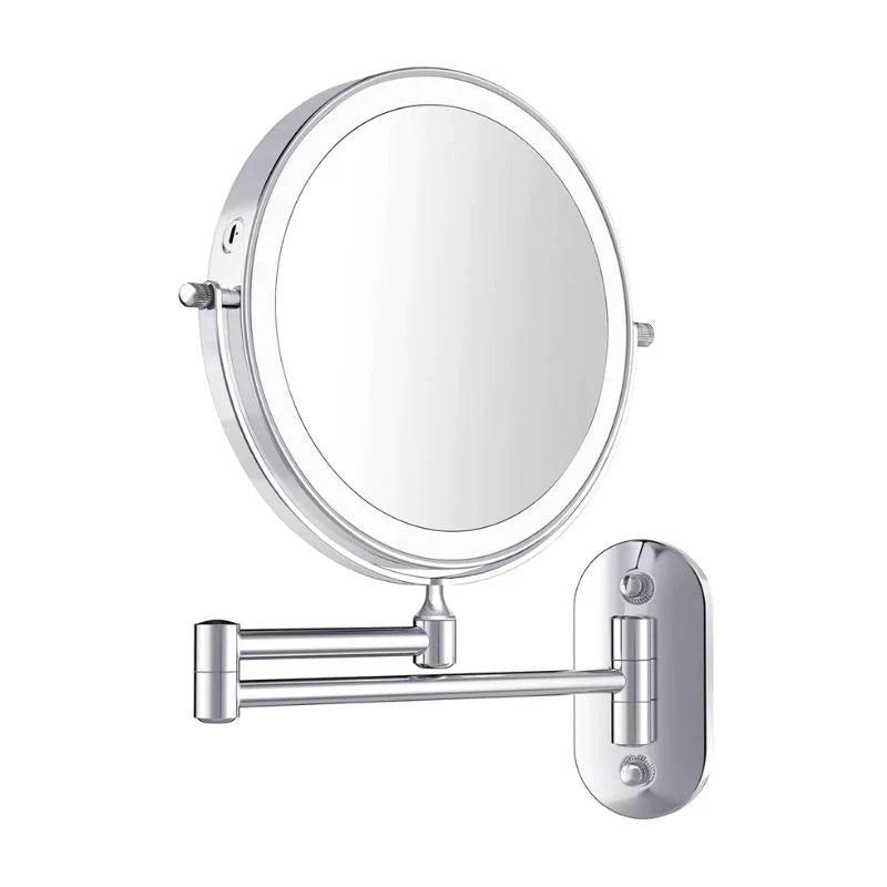 Rechargeable Magnifying LED-Lighted Vanity Mirror