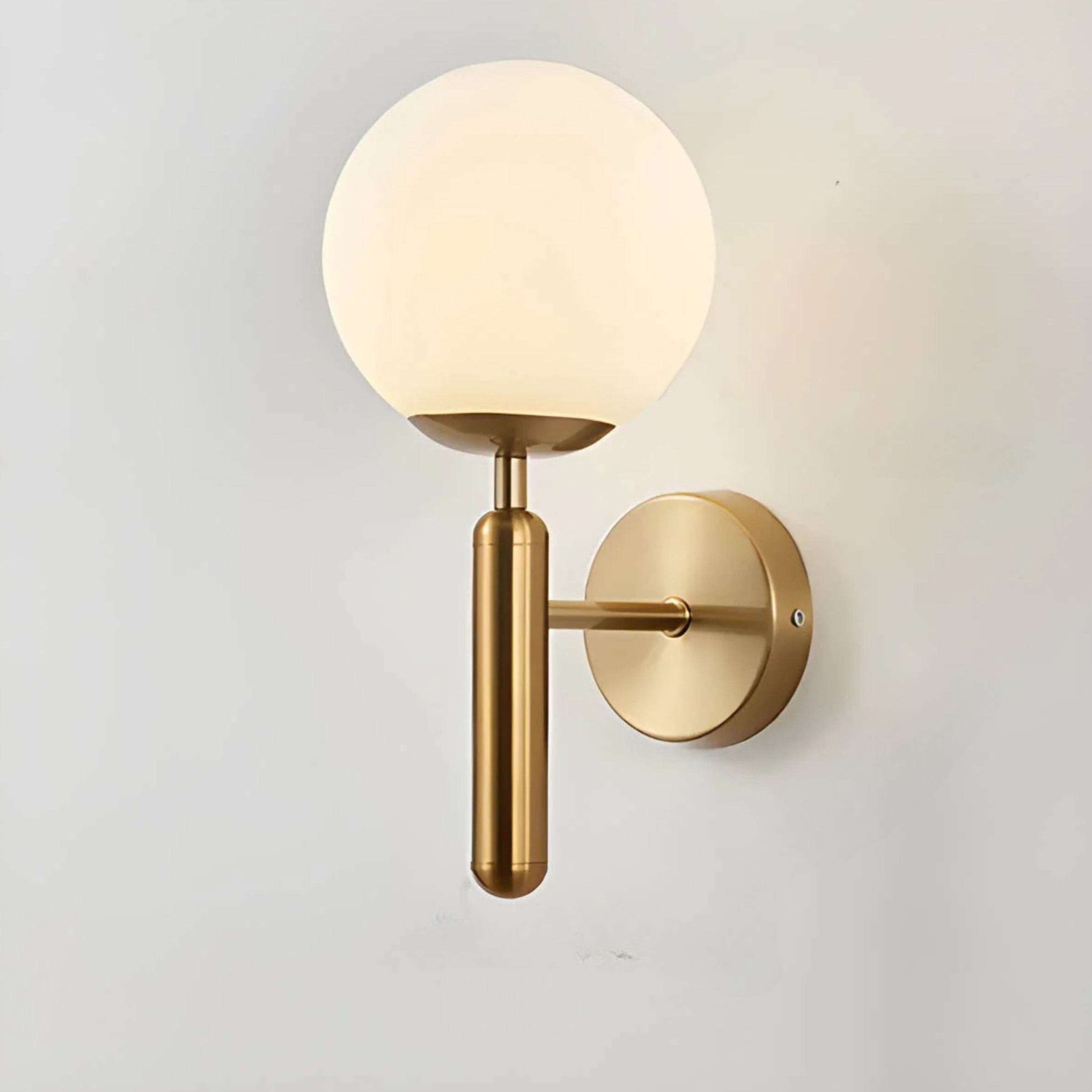 Elegant Ornamental Glass Wall Light