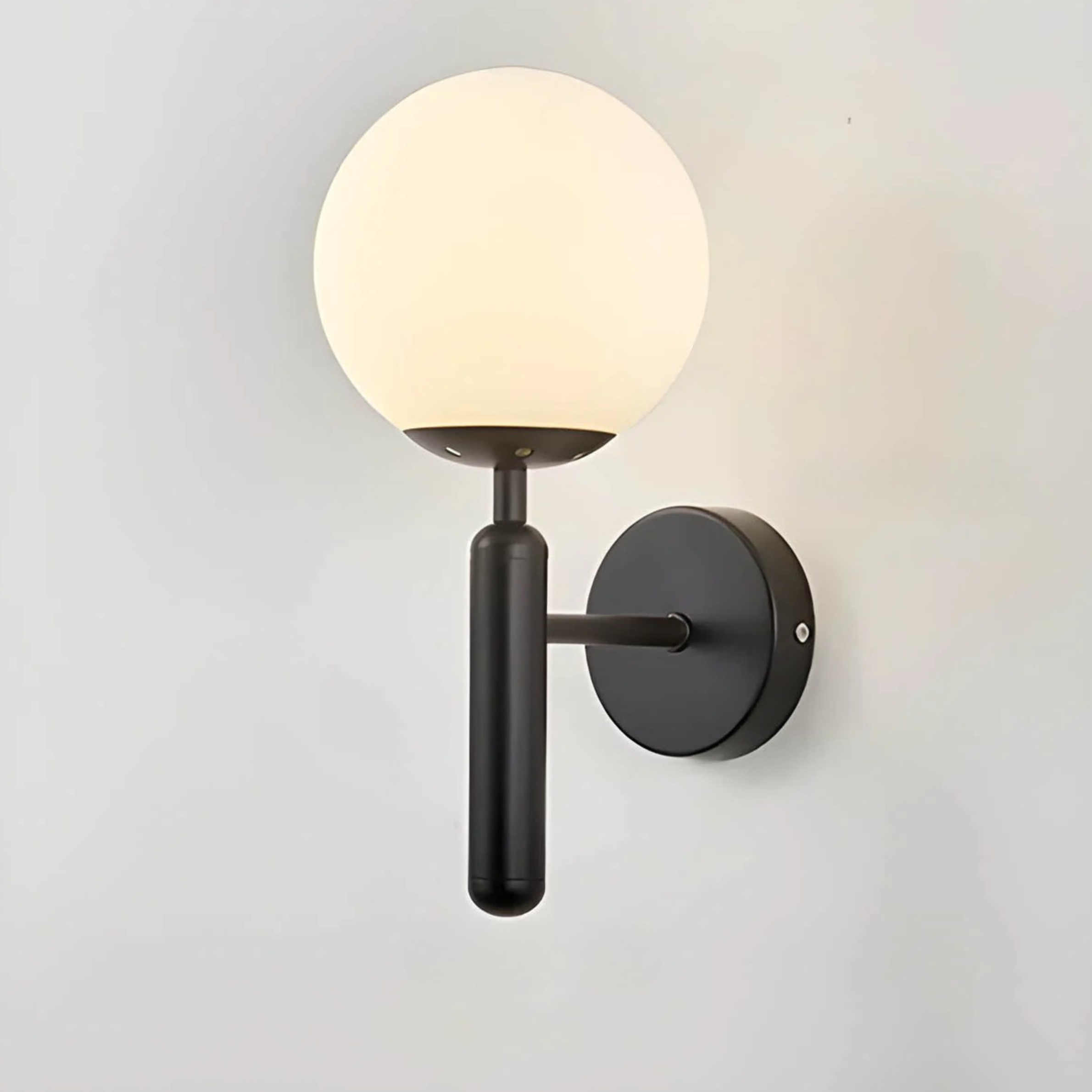 Elegant Ornamental Glass Wall Light