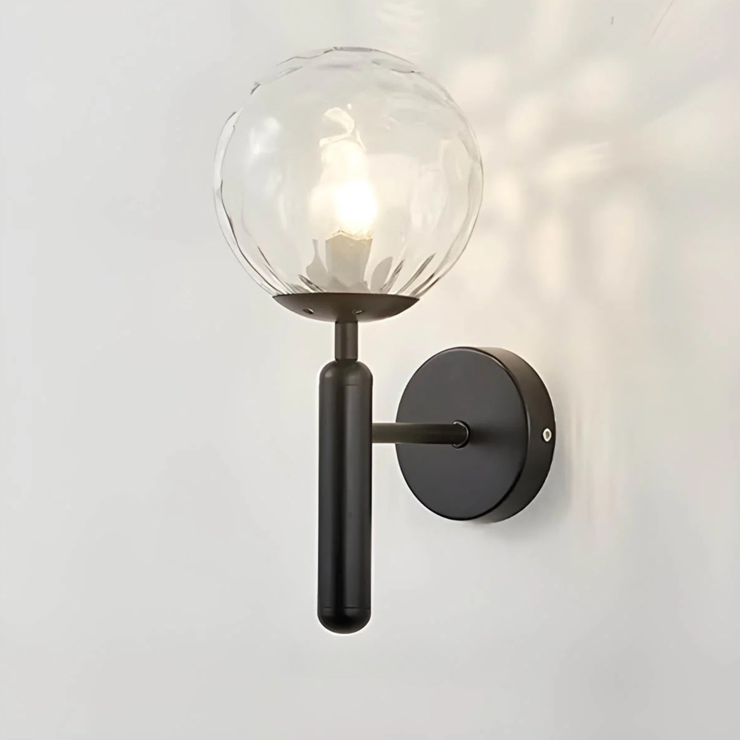 Elegant Ornamental Glass Wall Light