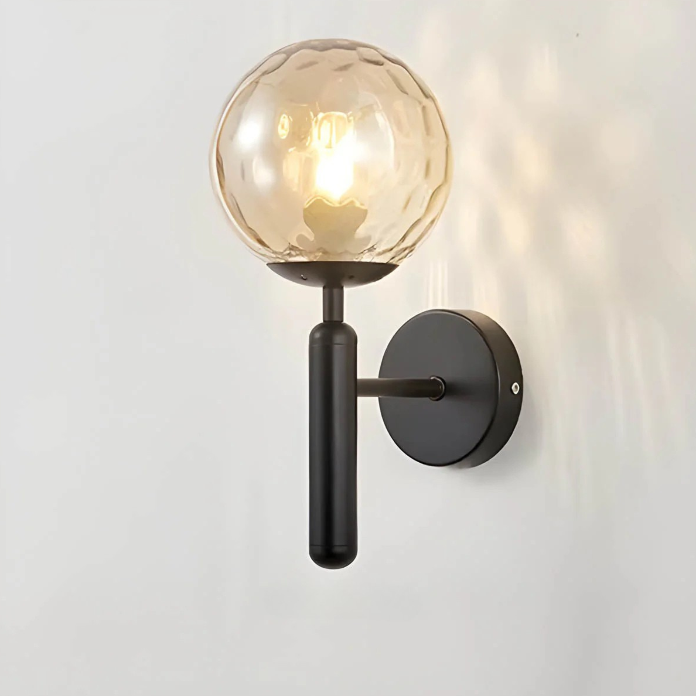 Elegant Ornamental Glass Wall Light