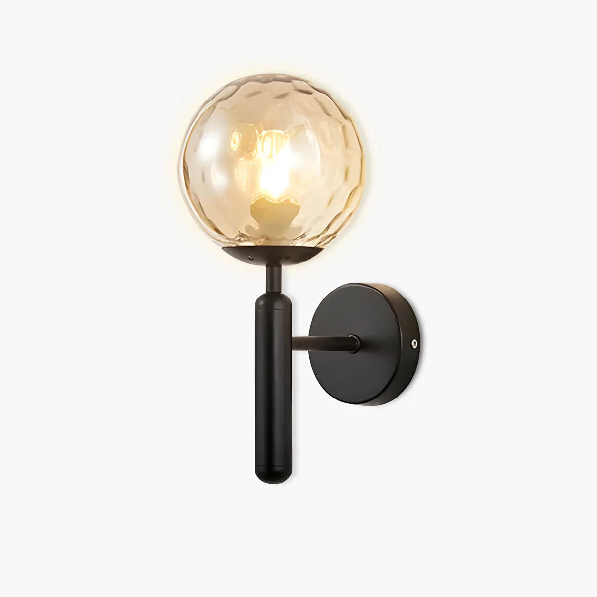 Elegant Ornamental Glass Wall Light