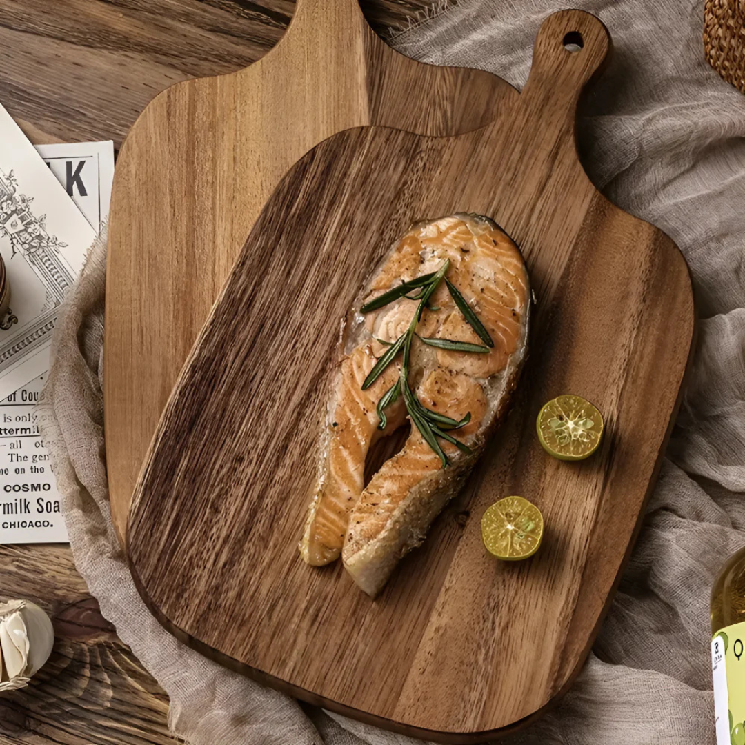 Artisanal Natural Wood Serving Platter