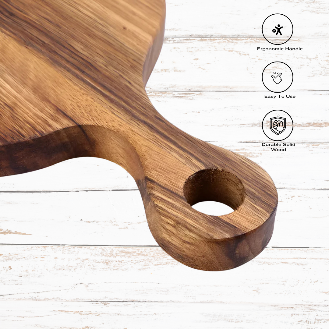 Artisanal Natural Wood Serving Platter