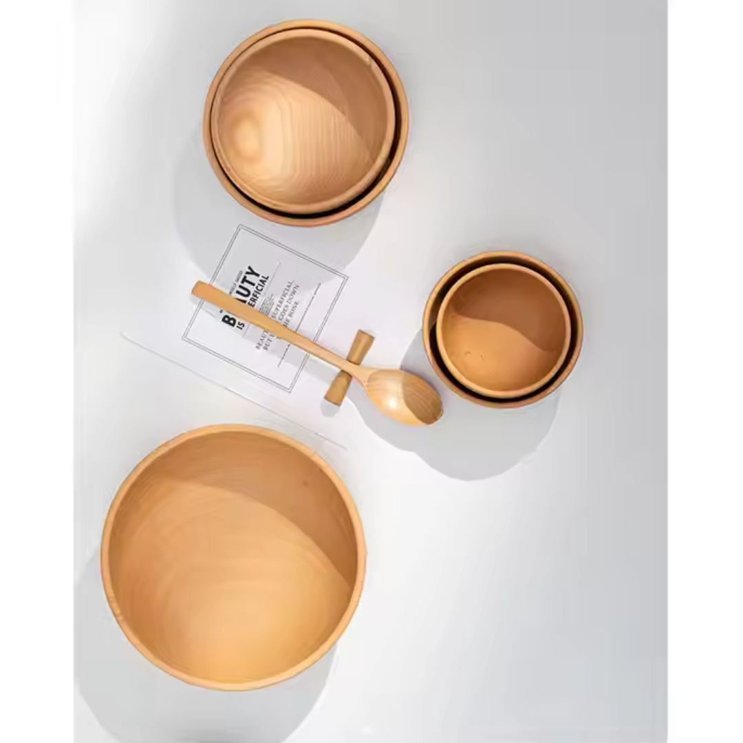 Premium Natural Wooden Salad Bowl | For Salad & More