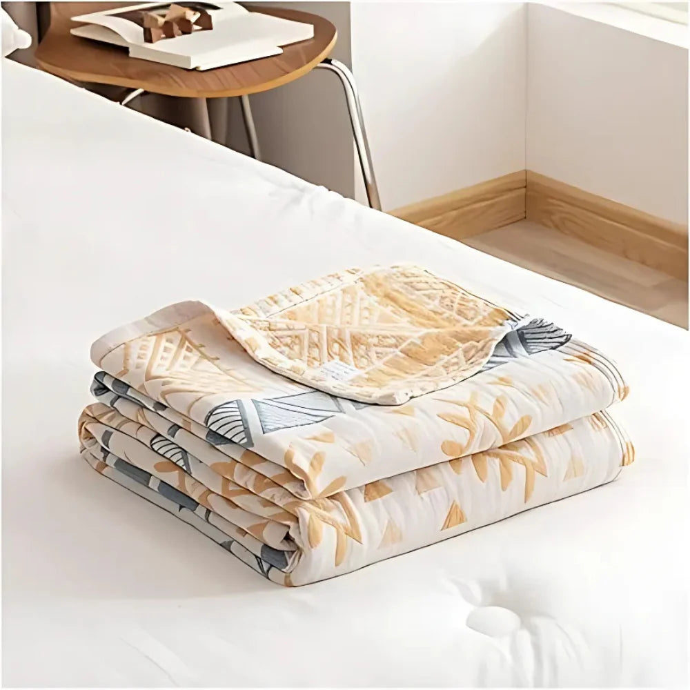 High-Quality Mesa Weave Pure Cotton Blanket