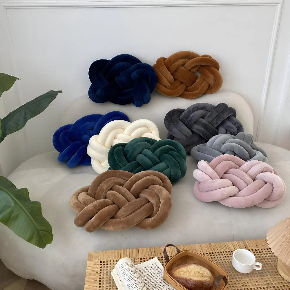 Soft Knot-Style Cushion
