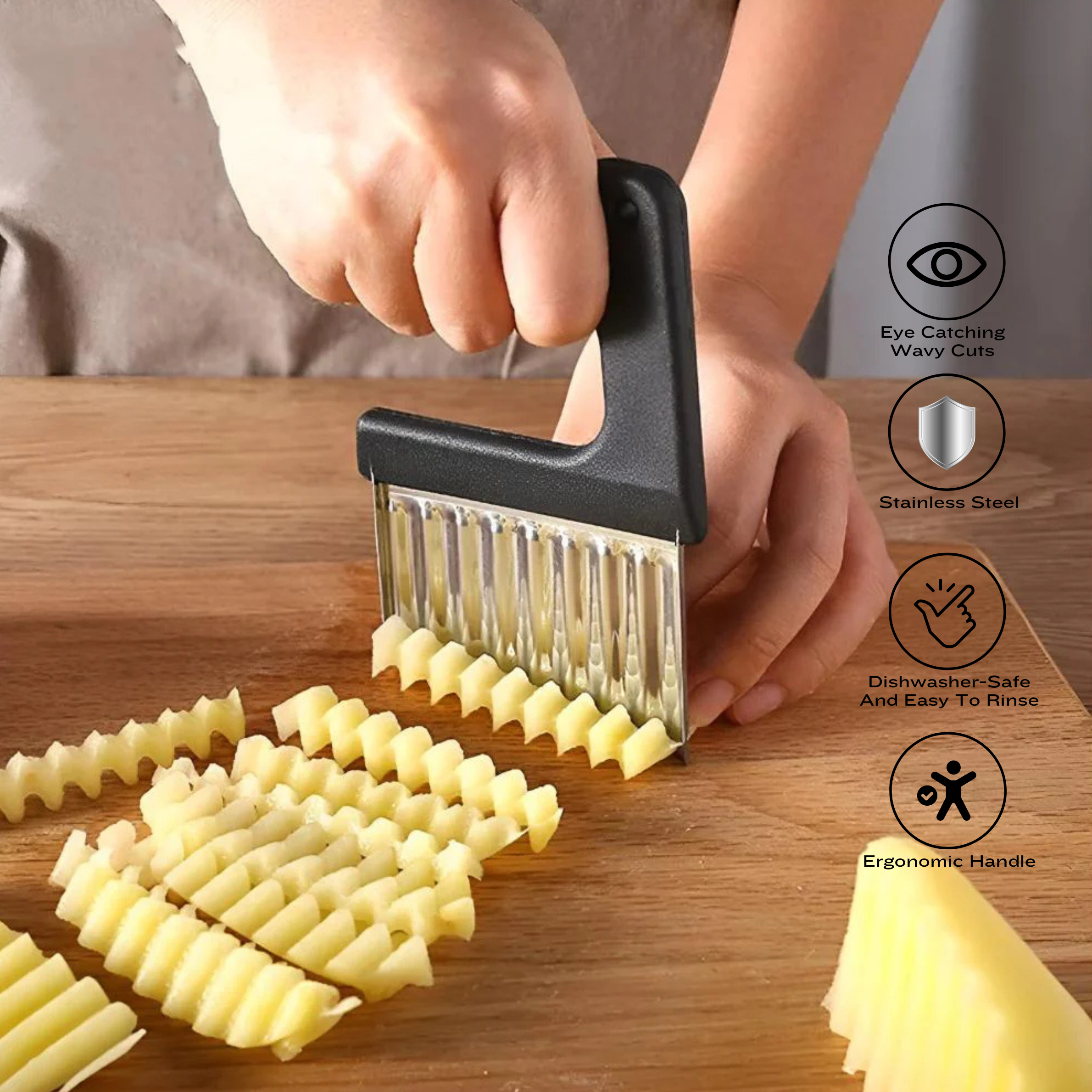 Wave Pattern Chips Cutter