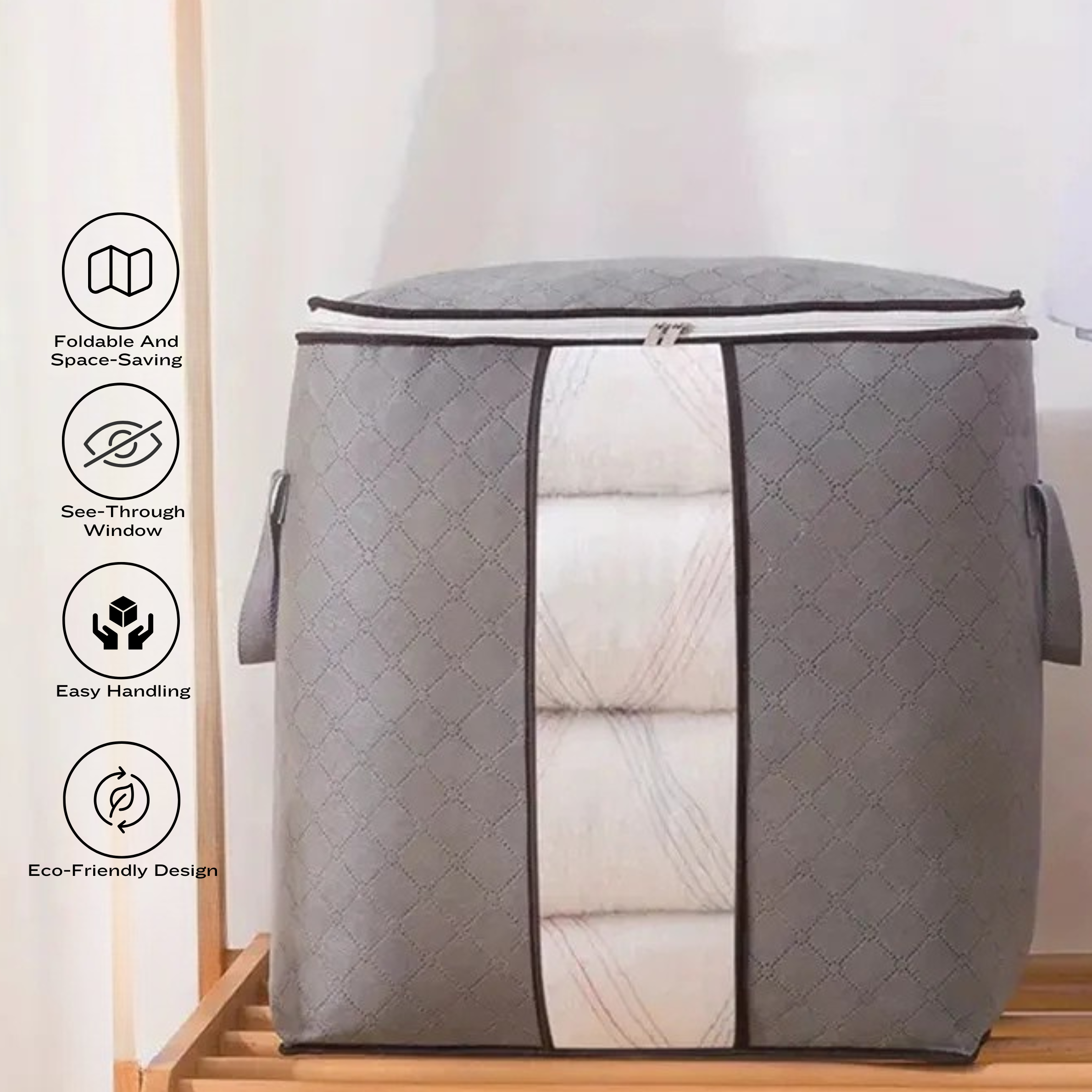 Elegant Large Capacity Clothes Organizer Storage Bag