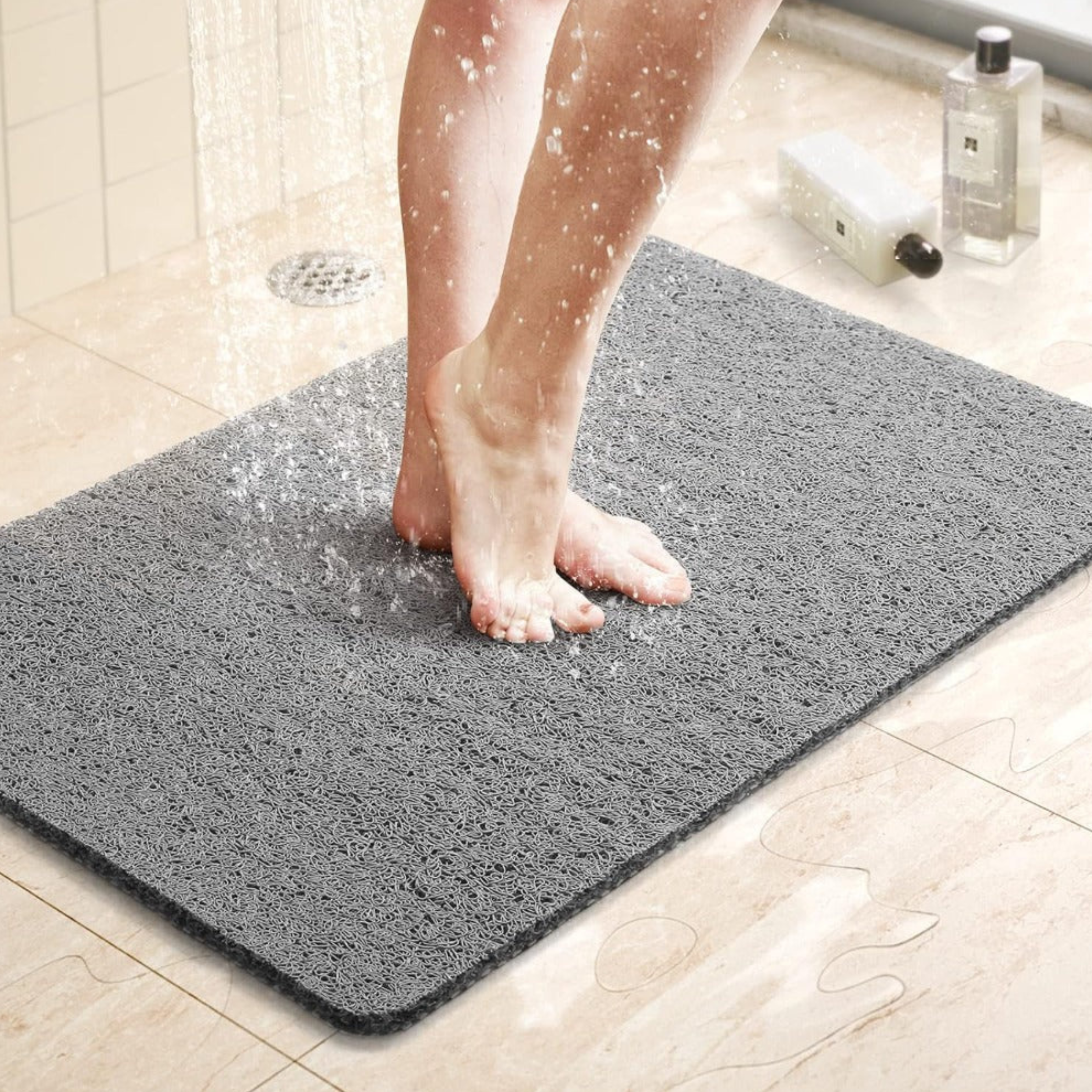 Textured Non-Slip Shower Mat