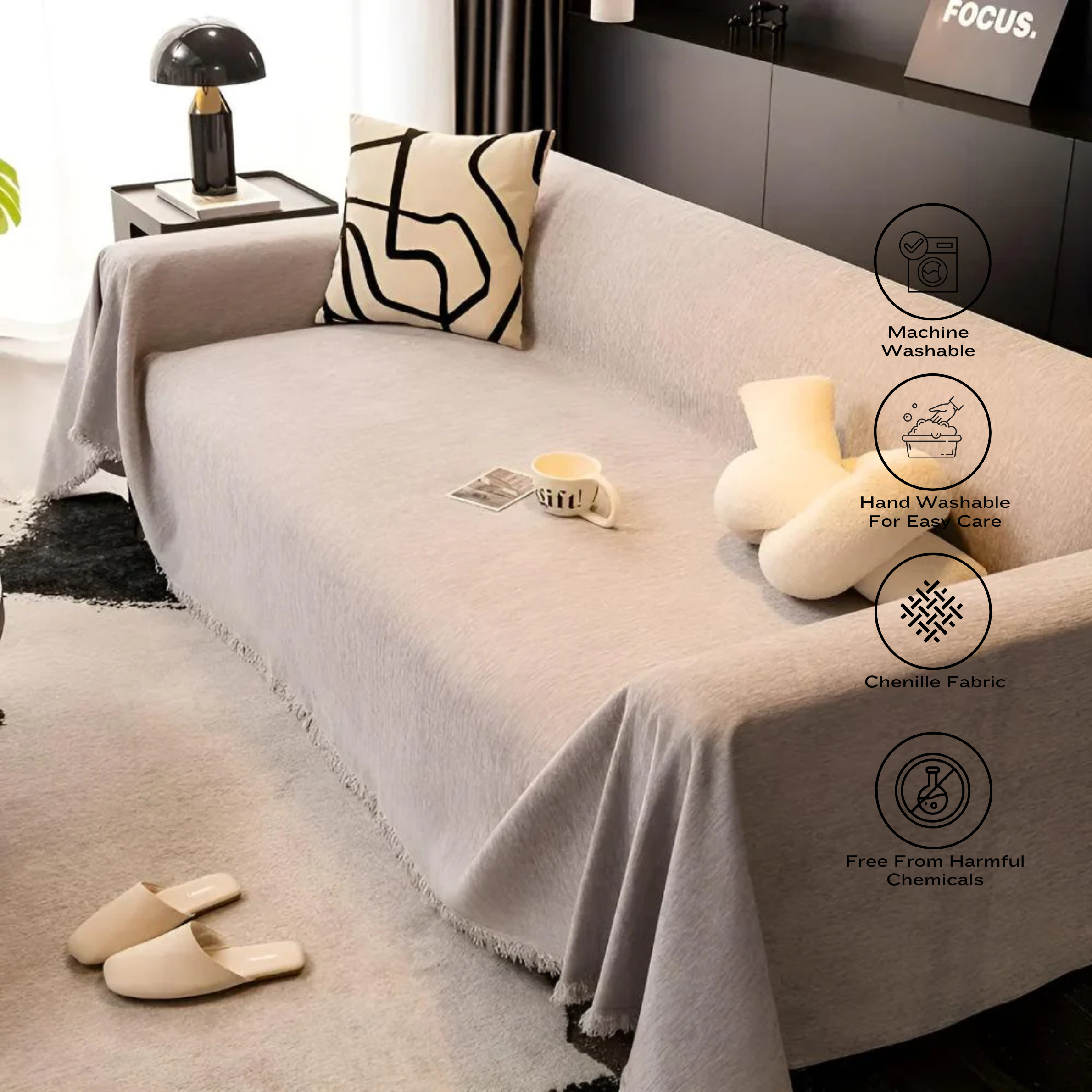 Elegant Minimalist Waterproof Sofa Cover