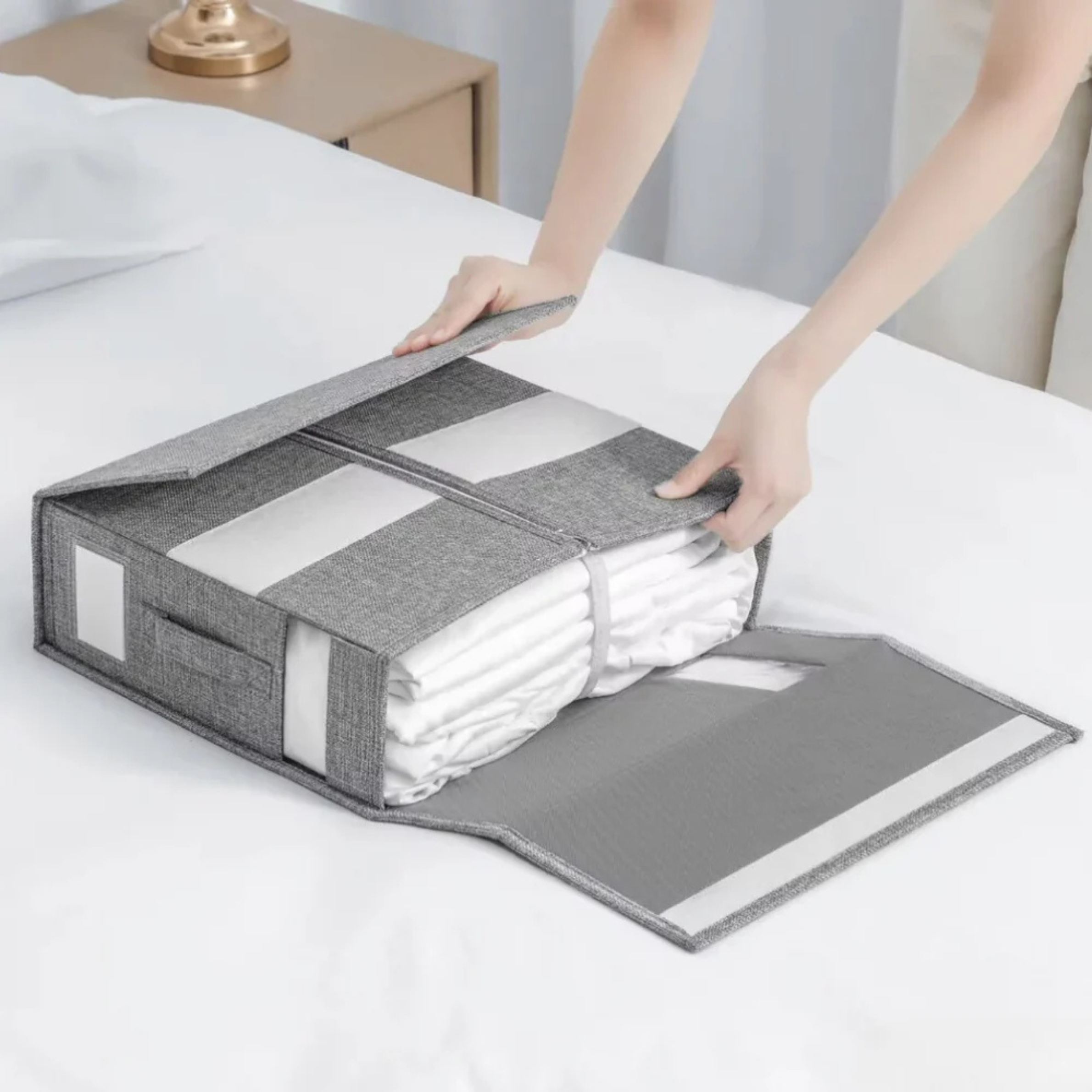 Minimalist Collapsible Bedding Organizer Storage Bag