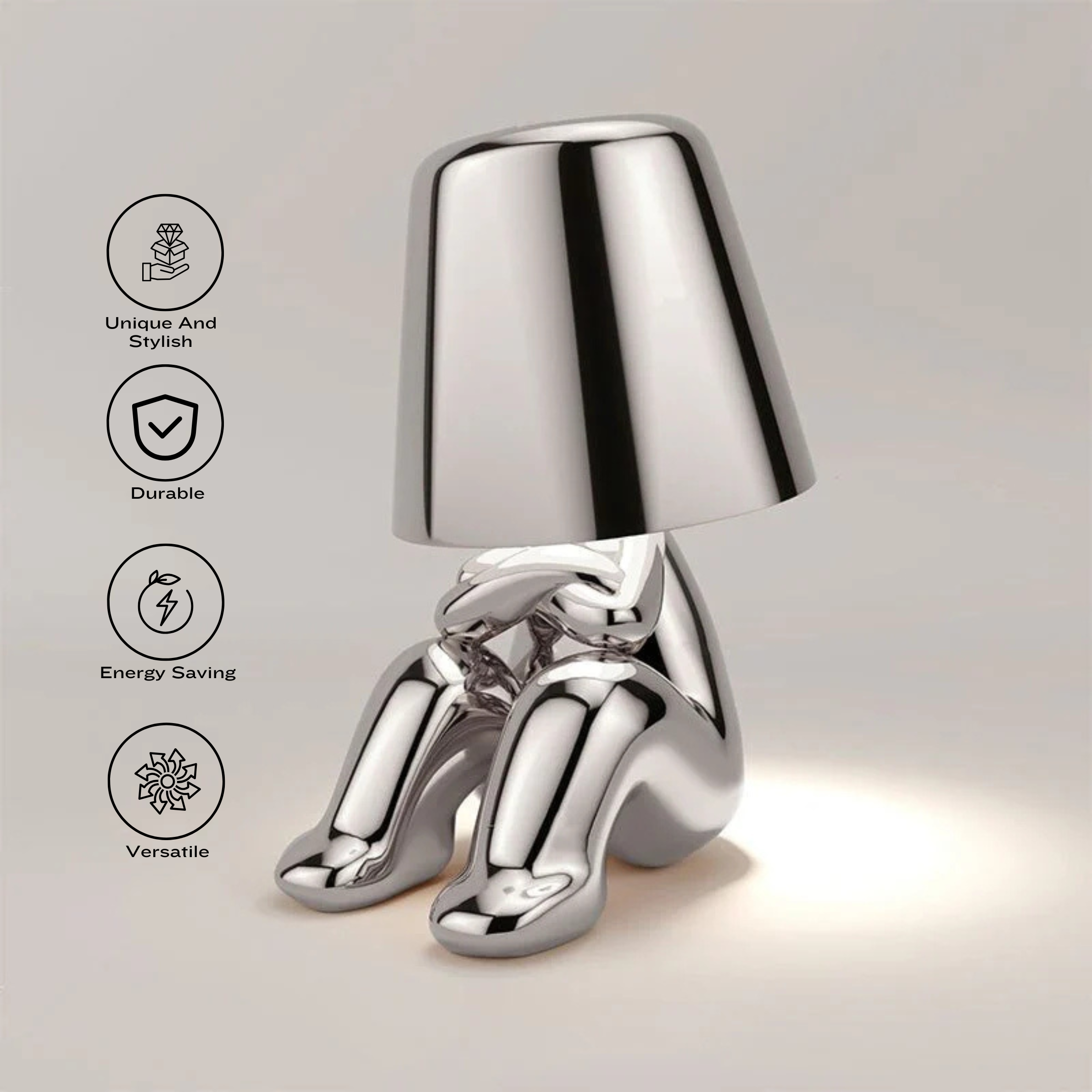 Modern Sleek Artistic Wireless Lamp