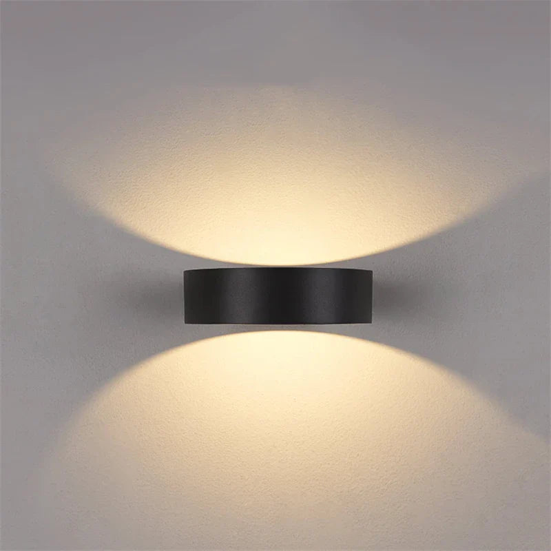 Modern Minimalist Round Outdoor Wall Light