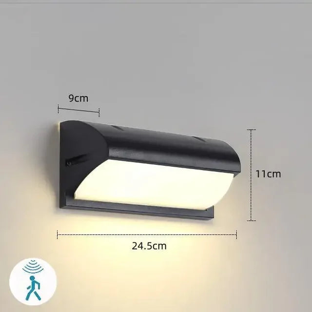 Modern Minimalist Brick Outdoor LED Wall Light