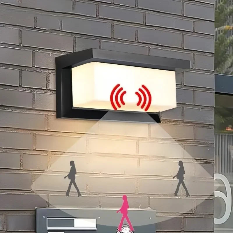 Modern Minimalist Brick Outdoor LED Wall Light