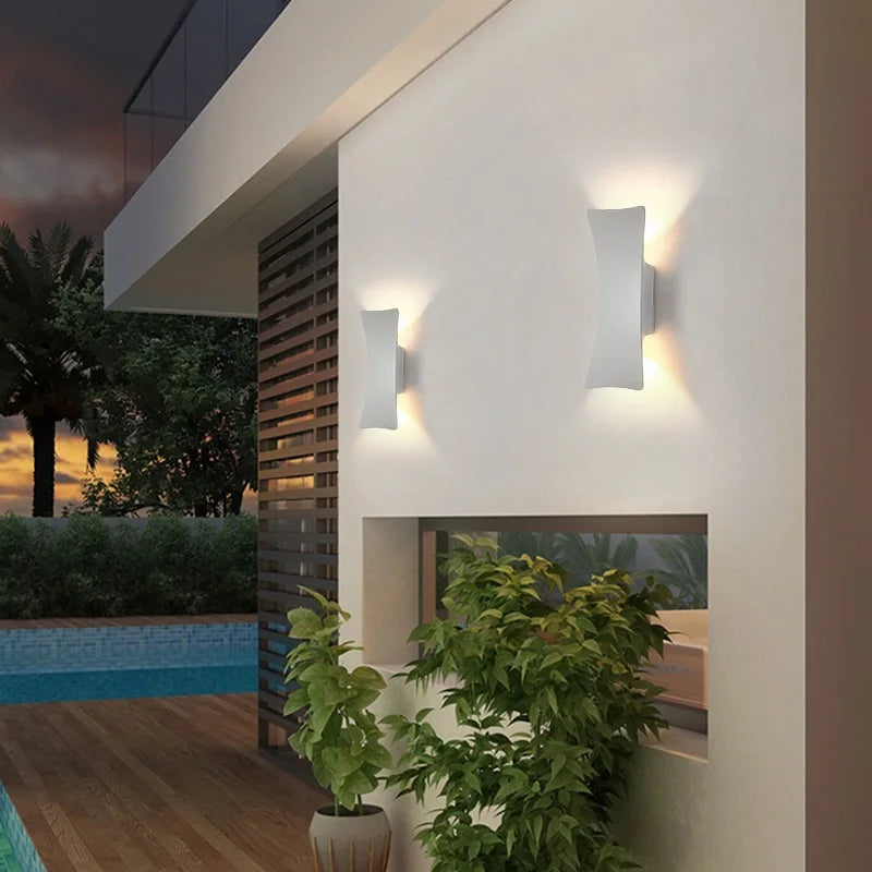 Modern Ambient Outdoor Wall Light