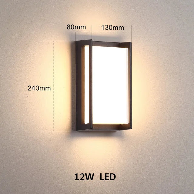 Elegant Weatherproof LED Outdoor Wall Light
