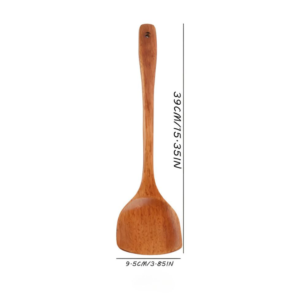 High-Quality Classic Wooden Kitchen Utensils | 4-Piece Set
