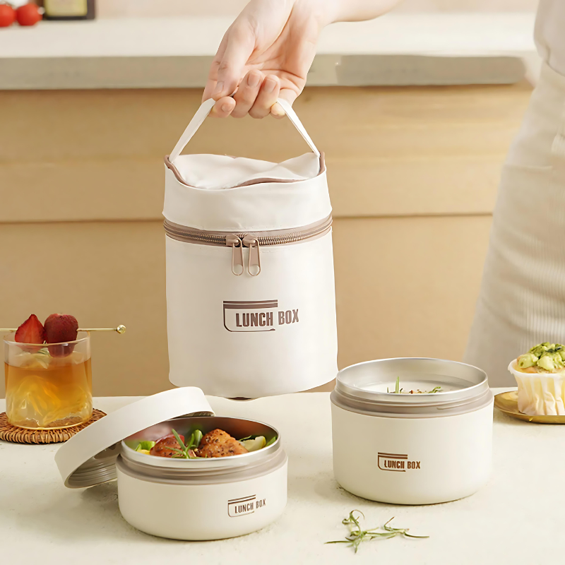 Premium Leak-Proof Stainless Steel Lunch Box Set