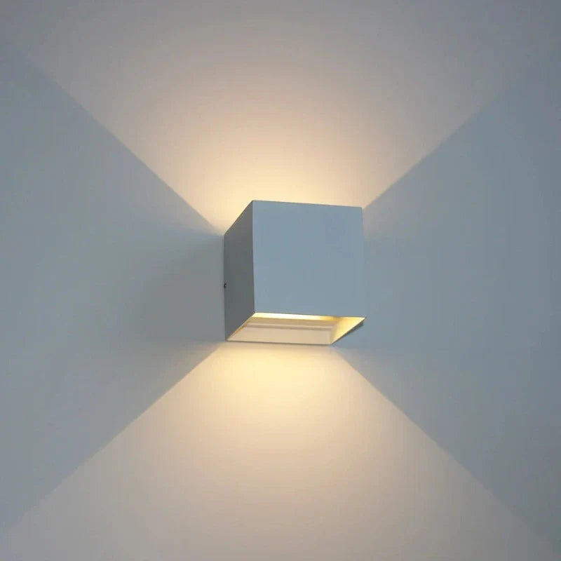 Halo Box Outdoor LED Wall Lights