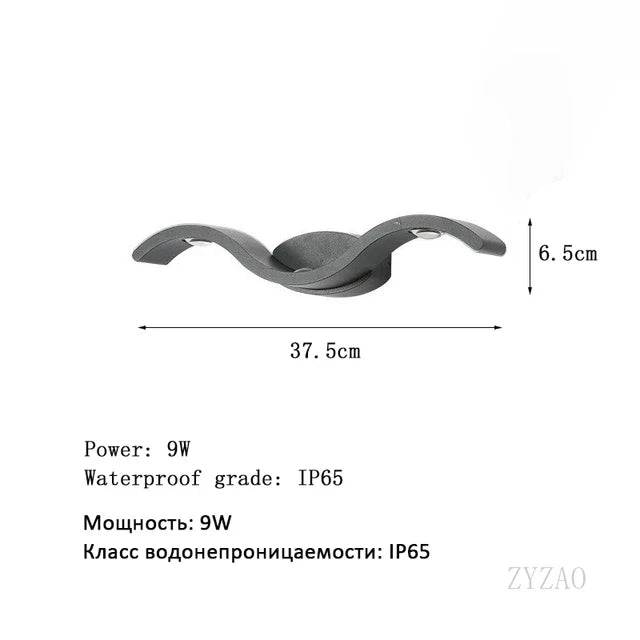 Elegant Bird Silhouette Wall Light