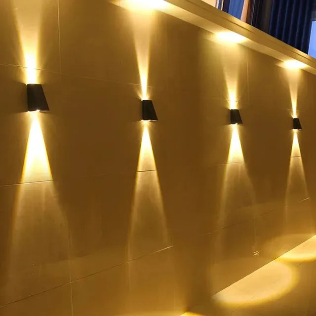 Solar Flare Outdoor Wall Light