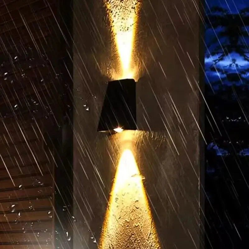 Solar Flare Outdoor Wall Light